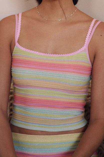 LyreBird Summer Sparkle Tank Top