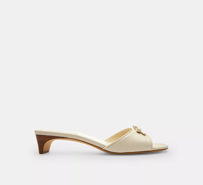 Bow Kitten Heel Sandal